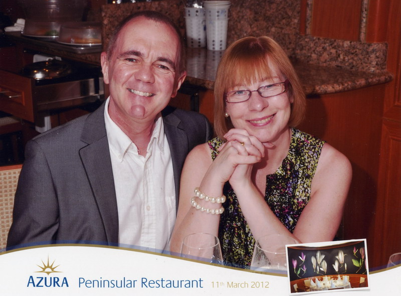 David & Christine on Cruise