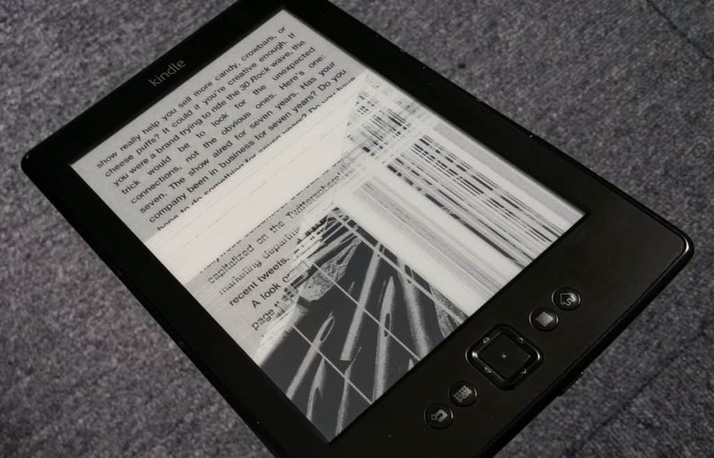 Kindle with frozen screen