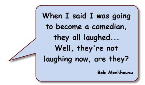 Bob Monkhouse Funny Quote